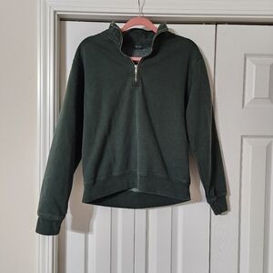 John Galt Forest Green Quarter Zip Up